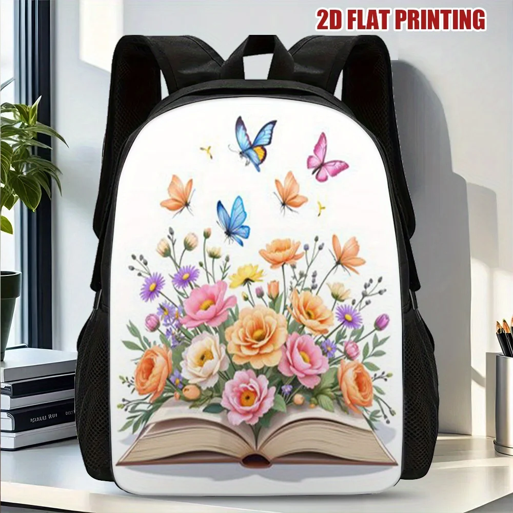 1 Spring Butterfly Printed Backpack - Lightweight Large Capacity Travel Bag with Adjustable Shoulder Strap
1 Spring Butterfly Printed Backpack - Lightweight Large Capacity Travel Bag with Adjustable Shoulder Strap