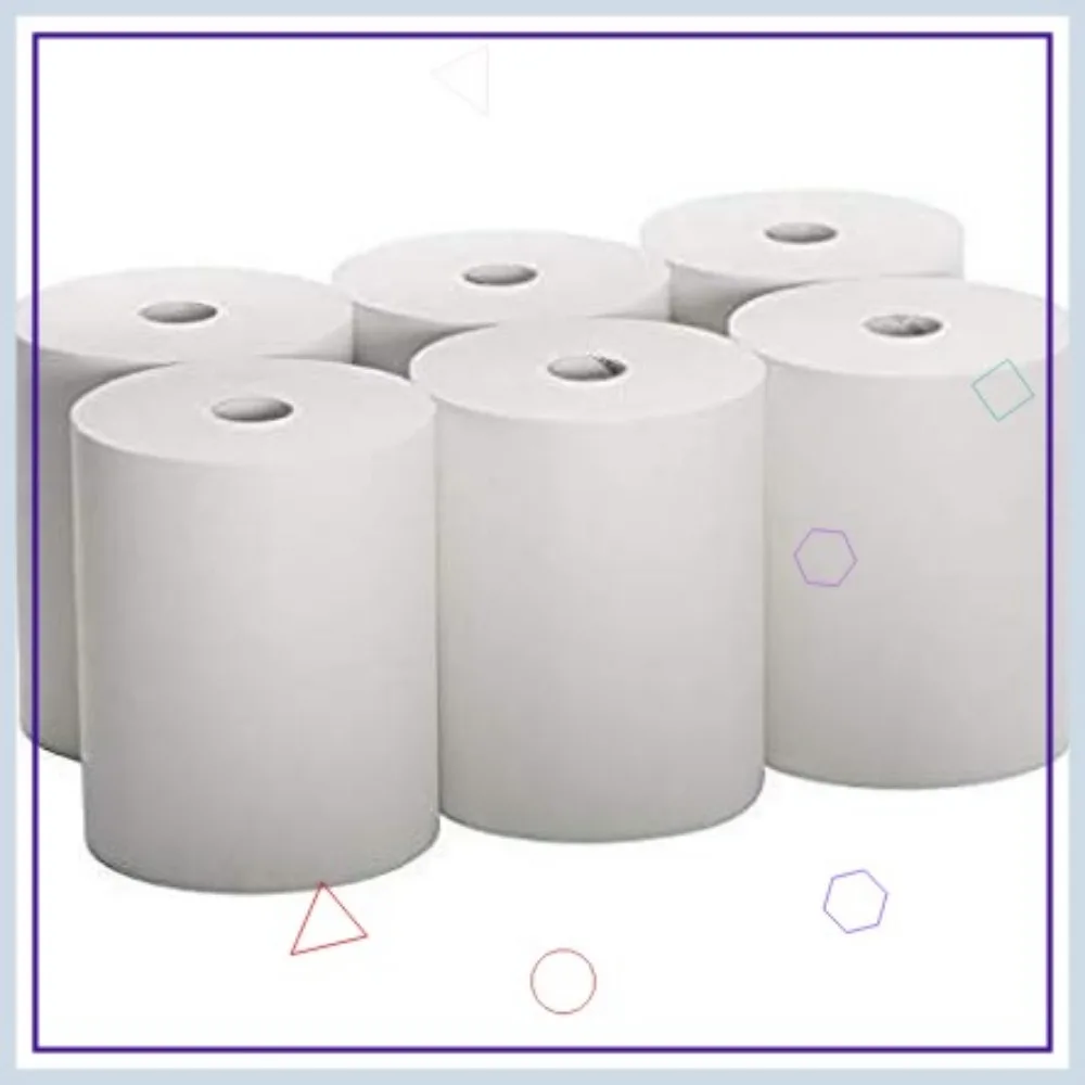 6-Count High Capacity TAD Paper Hand Towels, 10 Inch Wide Rolls for Touchless Automatic Dispensers
6-Count High Capacity TAD Paper Hand Towels, 10 Inch Wide Rolls for Touchless Automatic Dispensers