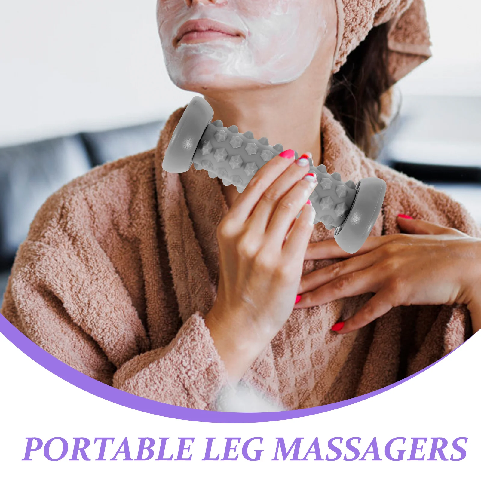 Ручной роликовый фитнес-массажер для ног, икр, массажная палочка, инструмент для расслабления мышц, простой в использовании домашний тренажерный зал, путешествия, йога, тренировка
Ручной роликовый фитнес-массажер для ног, икр, массажная палочка, инструмент для расслабления мышц, простой в использовании домашний тренажерный зал, путешествия, йога, тренировка