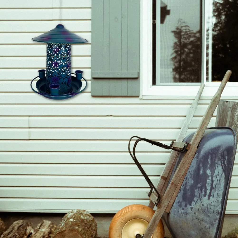 Hanging Bird Feeder Durable Iron Material Stable Windy Conditions Garden Patio Yard Outdoor Decorative Food Holder
Hanging Bird Feeder Durable Iron Material Stable Windy Conditions Garden Patio Yard Outdoor Decorative Food Holder