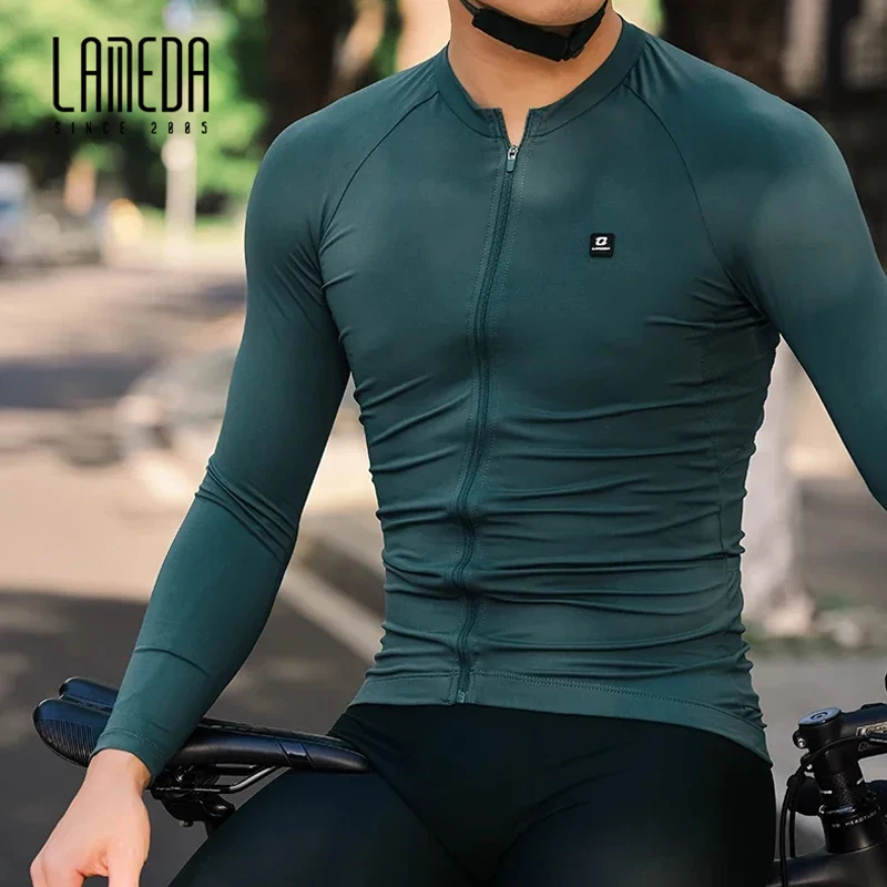 Мужская велосипедная майка LAMEDA для весны и лета, быстросохнущая, дышащая, с длинным рукавом, для горных и шоссейных велосипедов, спортивная одежда для велоспорта.
Мужская велосипедная майка LAMEDA для весны и лета, быстросохнущая, дышащая, с длинным рукавом, для горных и шоссейных велосипедов, спортивная одежда для велоспорта.