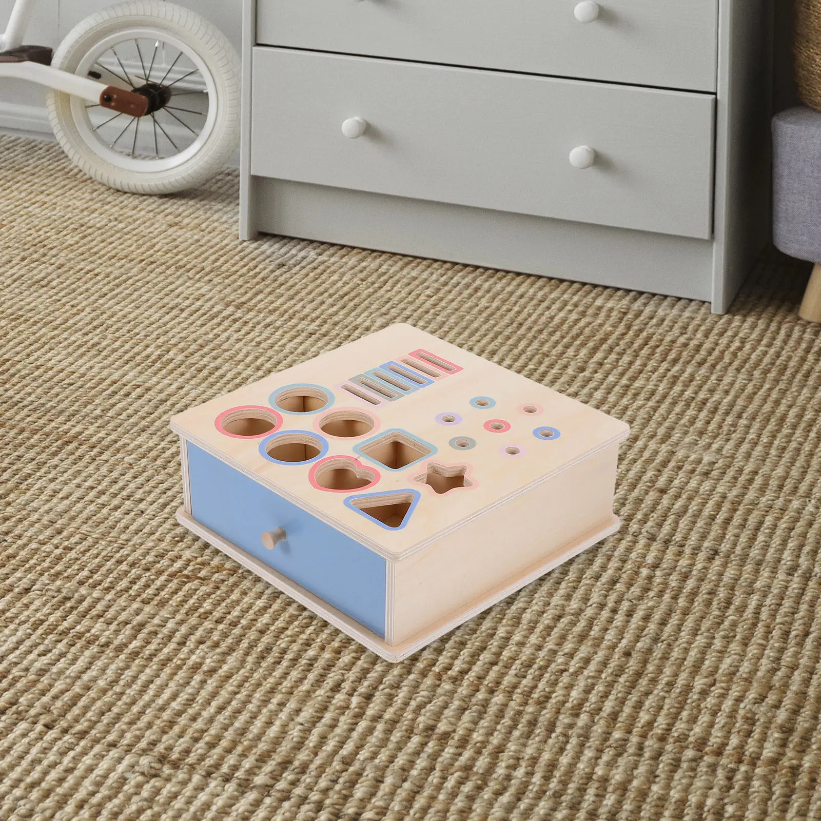 1Set Montessori Wooden Shape Sorting Coin Box Early Education Puzzle for Toddlers Cognitive Color Matching Development Learning
1Set Montessori Wooden Shape Sorting Coin Box Early Education Puzzle for Toddlers Cognitive Color Matching Development Learning