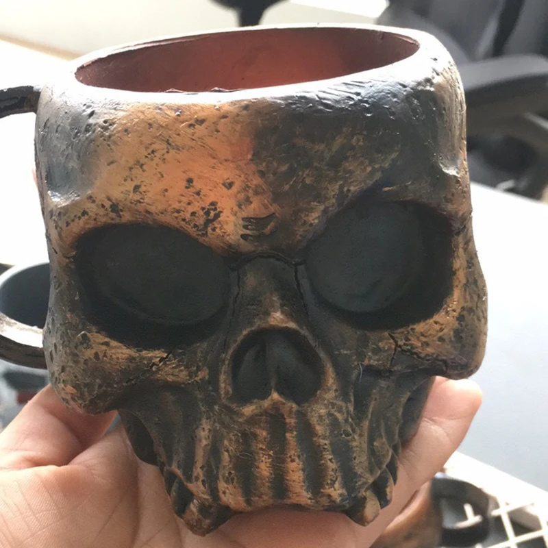 Resin Creative Mug Figurines Ornament Crafts Skull Designer Art Figurines Mug Simulation Funny Horror Miniatures Home Decor
Resin Creative Mug Figurines Ornament Crafts Skull Designer Art Figurines Mug Simulation Funny Horror Miniatures Home Decor