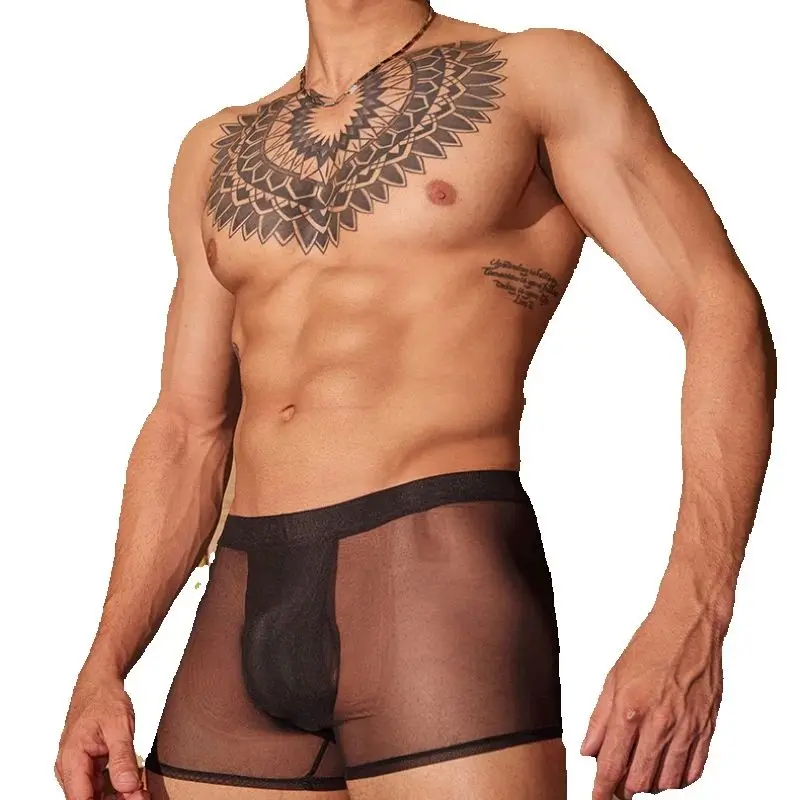 Мужские сексуальные боксеры с U-образной выпуклой сумкой, нижнее белье, трусы, дышащие ультратонкие прозрачные боксеры, бикини, слип Homme
Мужские сексуальные боксеры с U-образной выпуклой сумкой, нижнее белье, трусы, дышащие ультратонкие прозрачные боксеры, бикини, слип Homme