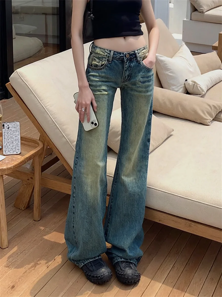 Расклешенные джинсы с низкой талией для девочек, 20 лет, новый стиль, джинсовые брюки, женская одежда, весенние брюки-клеш с узорами, повседневные брюки в японском стиле
Расклешенные джинсы с низкой талией для девочек, 20 лет, новый стиль, джинсовые брюки, женская одежда, весенние брюки-клеш с узорами, повседневные брюки в японском стиле