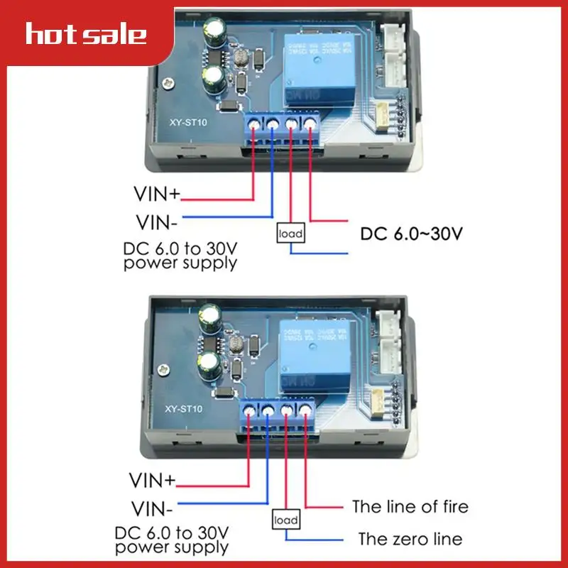 VVNB-ST10W 10A удаленный термостат, модуль контроллера температуры DC6-30V, приложение для нагрева, измеритель температуры работы
VVNB-ST10W 10A удаленный термостат, модуль контроллера температуры DC6-30V, приложение для нагрева, измеритель температуры работы