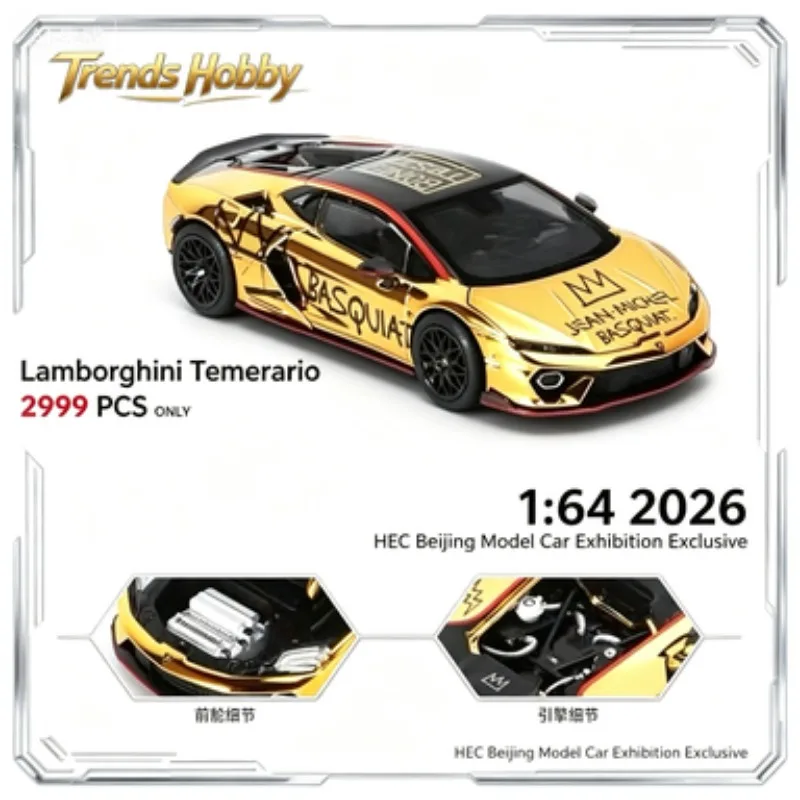 TH 1:64 Lamborghini,2026 HEC Beijing Model Car Exhibition Exclusive, cast alloy model, adult collection piece, boys' gift.
TH 1:64 Lamborghini,2026 HEC Beijing Model Car Exhibition Exclusive, cast alloy model, adult collection piece, boys' gift.