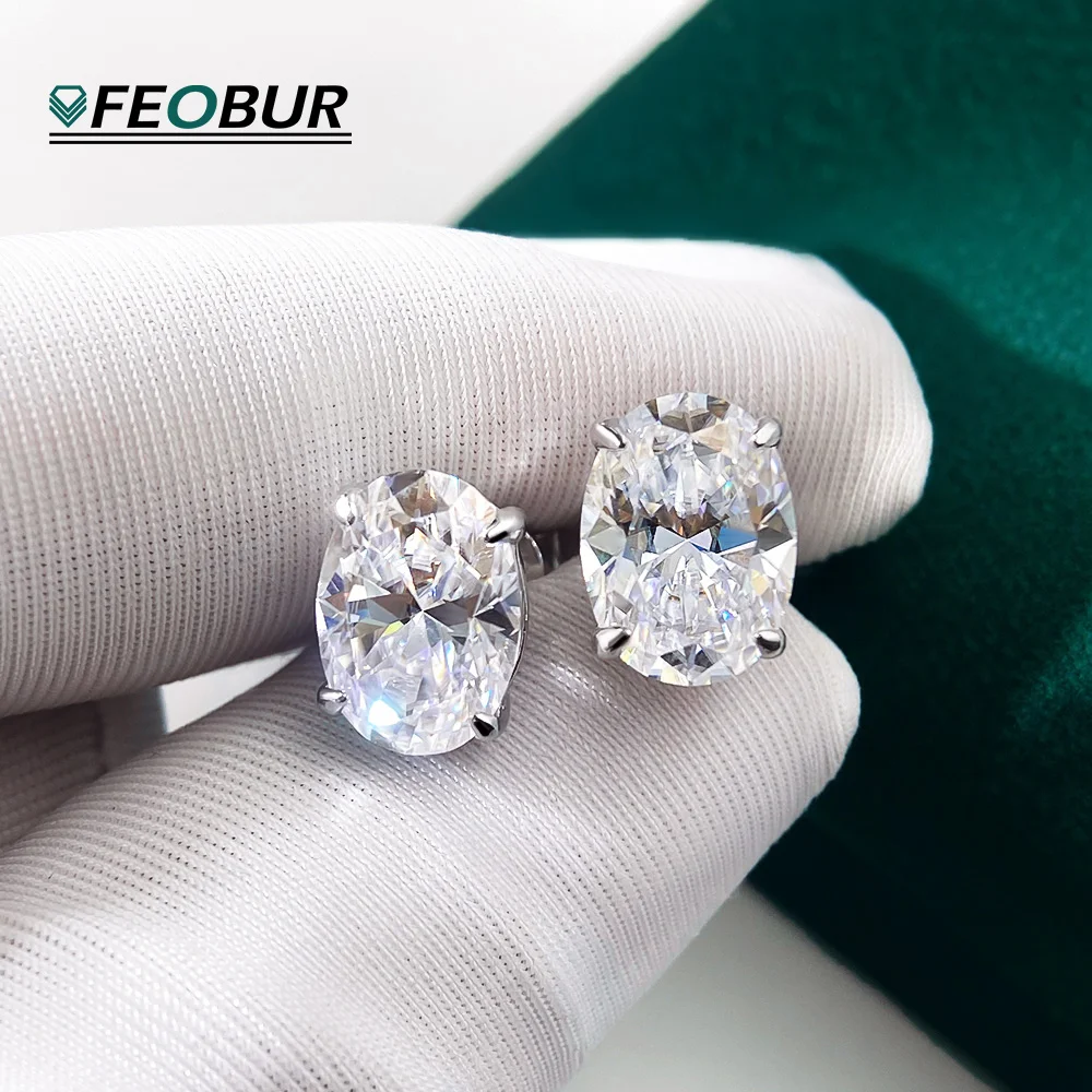 FEOBUR 1-4Ct овальная огранка Муассанит с бриллиантами серьги для женщин стерлингового серебра 925 пробы сверкающий ледяной огранки драгоценный камень серьги-гвоздики ювелирные изделия
FEOBUR 1-4Ct овальная огранка Муассанит с бриллиантами серьги для женщин стерлингового серебра 925 пробы сверкающий ледяной огранки драгоценный камень серьги-гвоздики ювелирные изделия