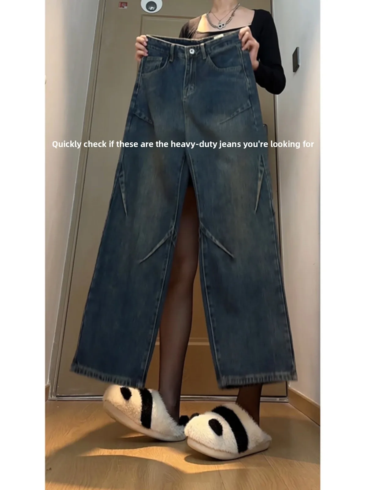 Retro Blue Fce Lined Men's Jeans Straight Leg Slim Fit Flared Wide Leg Pants American Vibe Winter Faion Youth Trend
Retro Blue Fce Lined Men's Jeans Straight Leg Slim Fit Flared Wide Leg Pants American Vibe Winter Faion Youth Trend