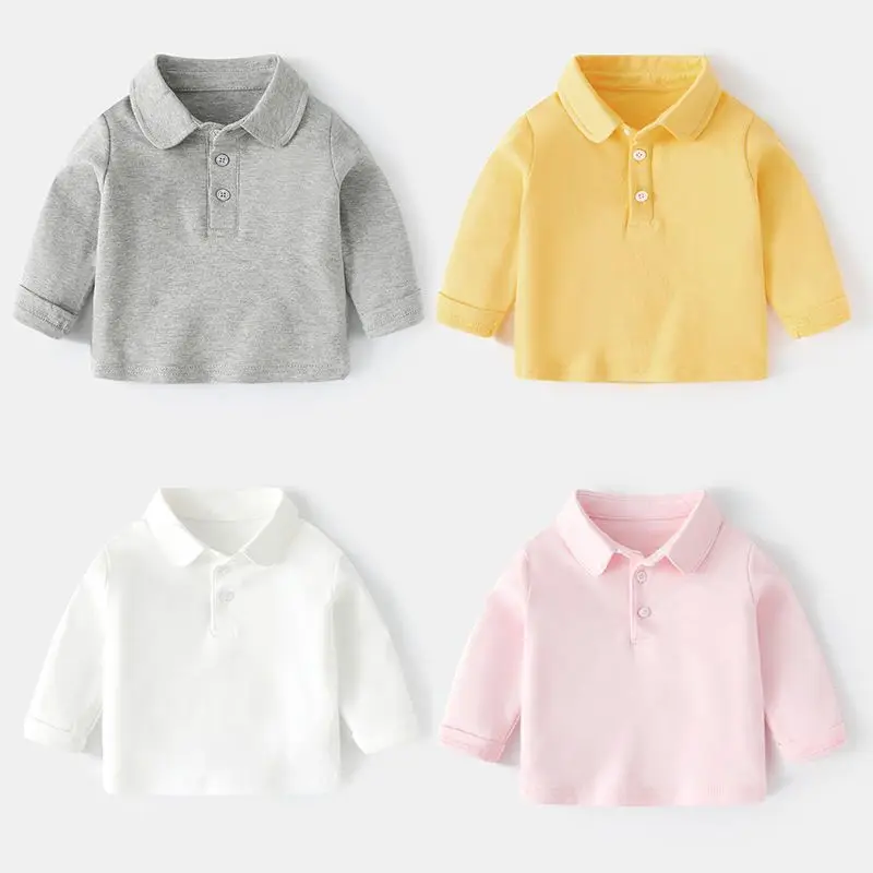 Children's polo shirt baby long sleeved T-shirt spring and autumn boys and girls' top shirt casual western-style base shirt
Children's polo shirt baby long sleeved T-shirt spring and autumn boys and girls' top shirt casual western-style base shirt