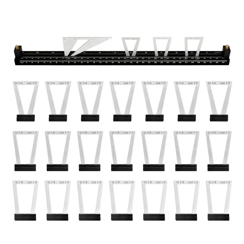 A58Z Набор инструментов для маркировки «ласточкин хвост» из алюминиевого сплава — регулируемый, 28 шт., многофункциональный для деревообработки
A58Z Набор инструментов для маркировки «ласточкин хвост» из алюминиевого сплава — регулируемый, 28 шт., многофункциональный для деревообработки