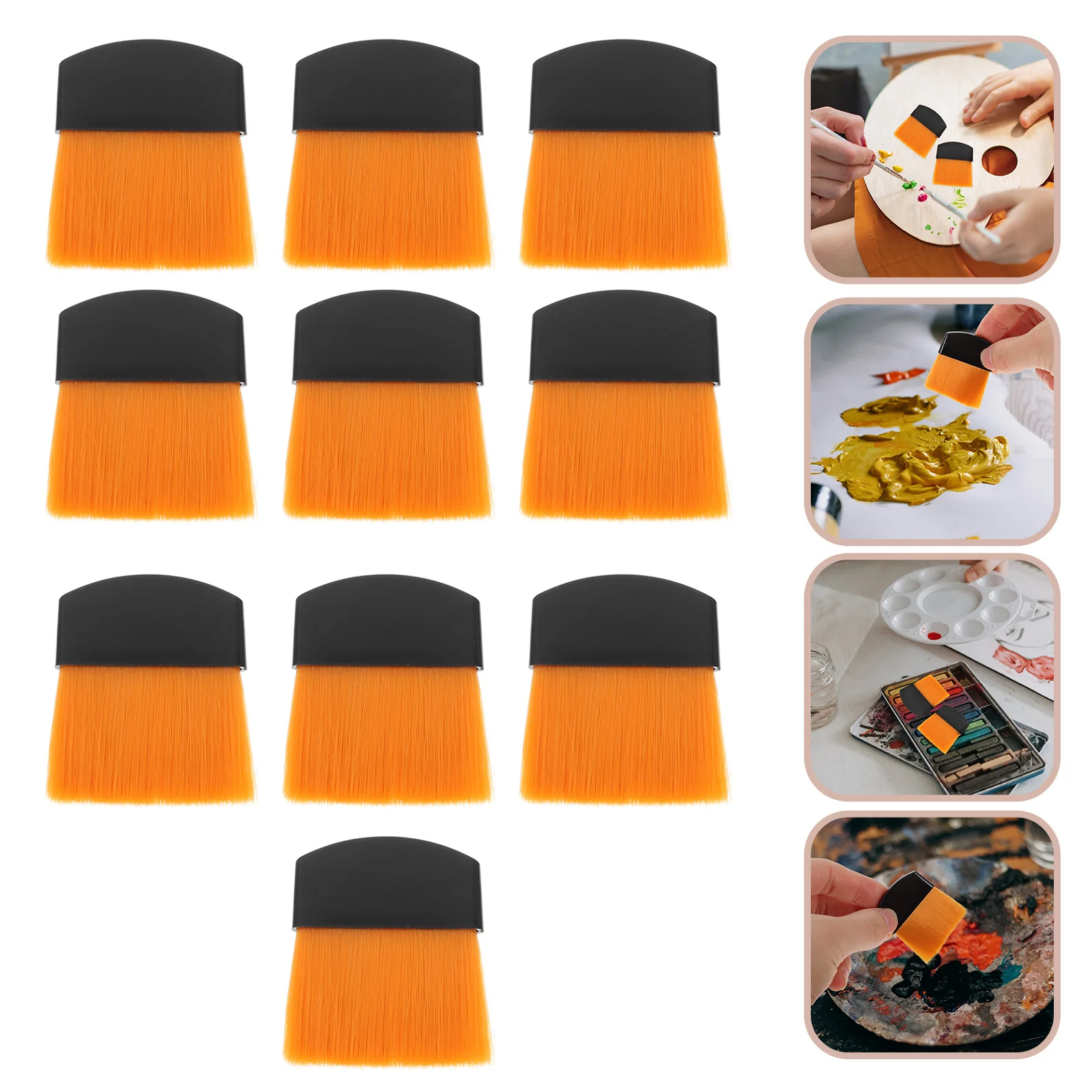 10Pcs Household Artist Brushes Convenient Portable Painting Brush Small Drawing Brush Paint Supply for Watercolor Gouache 
10Pcs Household Artist Brushes Convenient Portable Painting Brush Small Drawing Brush Paint Supply for Watercolor Gouache