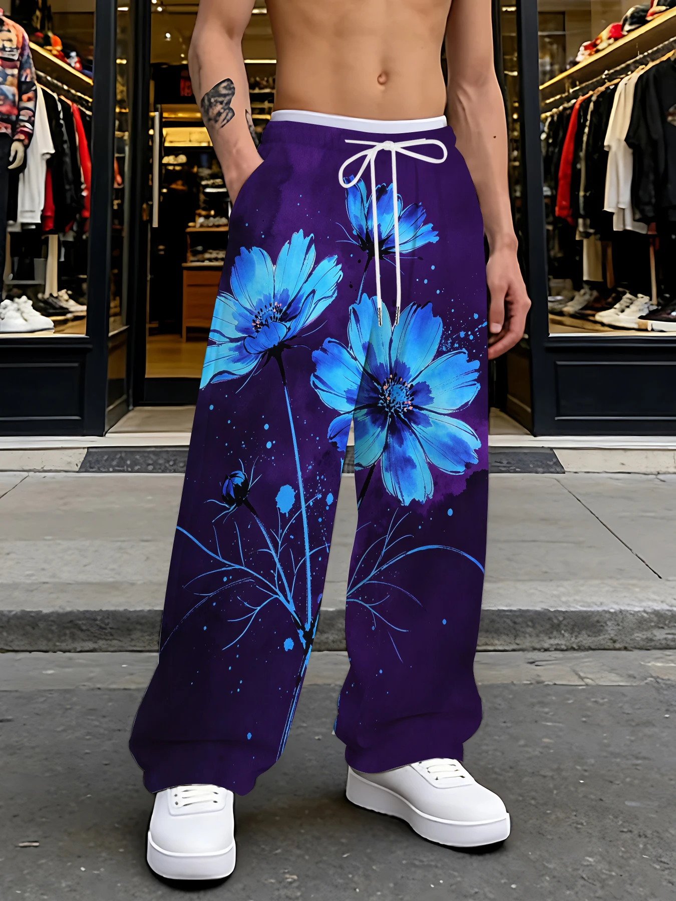 2026 Men's Printed Straight Leg Pants Drawstring Waist Loose Fit Casual Summer Beach Wear Fashion Trendy Trousers
2026 Men's Printed Straight Leg Pants Drawstring Waist Loose Fit Casual Summer Beach Wear Fashion Trendy Trousers