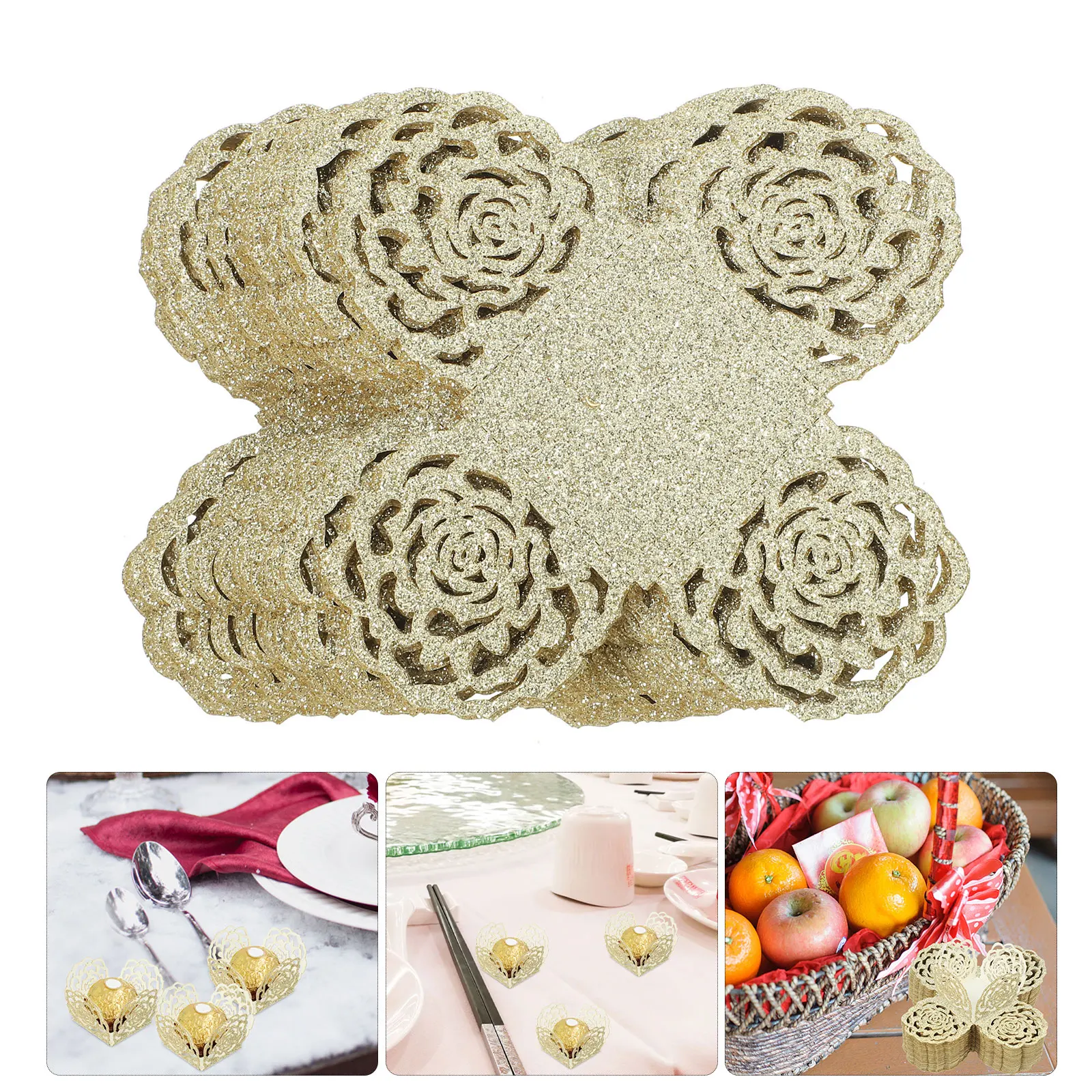 50pcs Chocolate Tray Hollow Cups Decorative Wrapper Small Baking Truffle Cases Candy Packaging Party Supplies
50pcs Chocolate Tray Hollow Cups Decorative Wrapper Small Baking Truffle Cases Candy Packaging Party Supplies