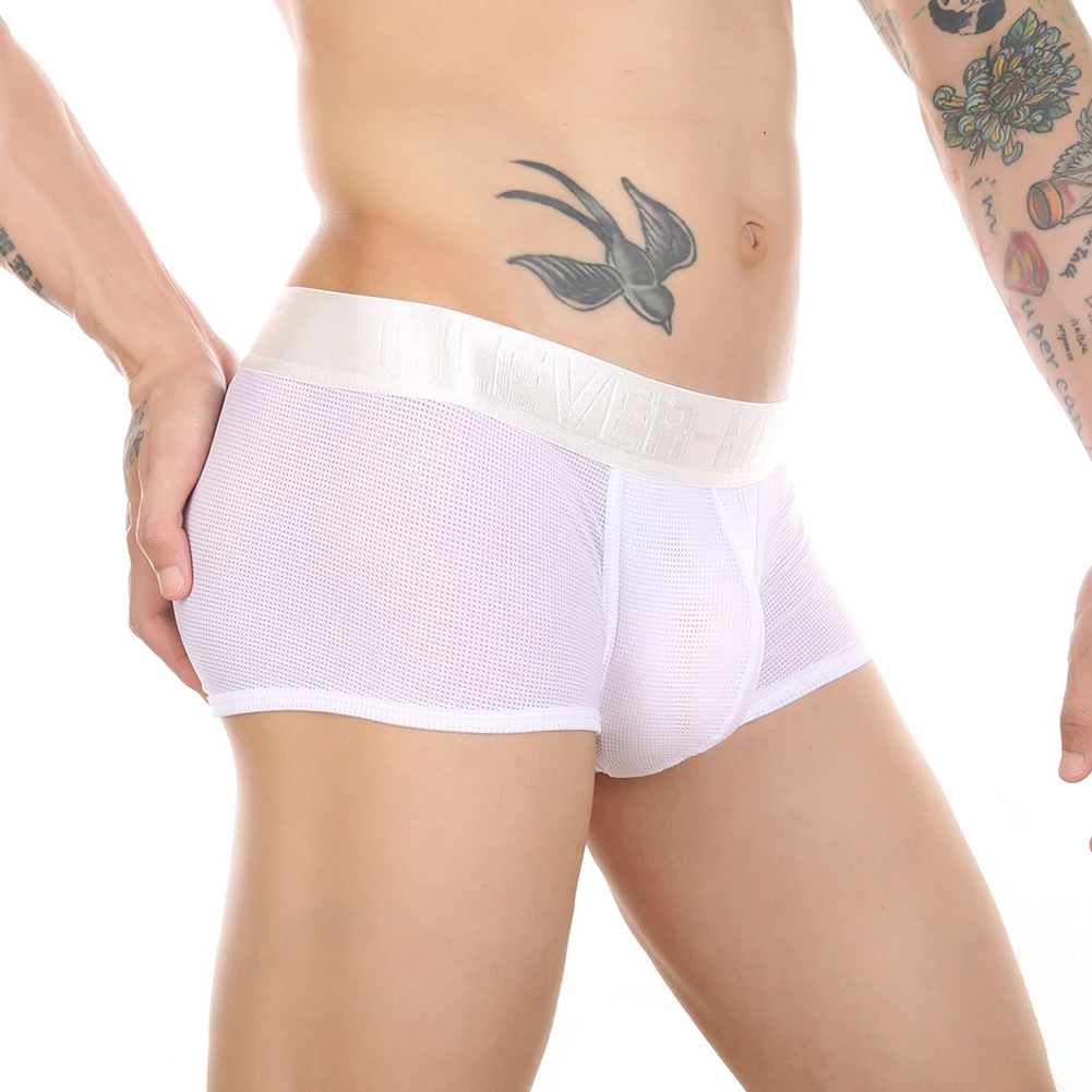 Sexy Men Comfort Breathable Trunks Fluorescent Mesh Underwear Nylon Panties Male Breathable Ultra-Thin Underpants
Sexy Men Comfort Breathable Trunks Fluorescent Mesh Underwear Nylon Panties Male Breathable Ultra-Thin Underpants