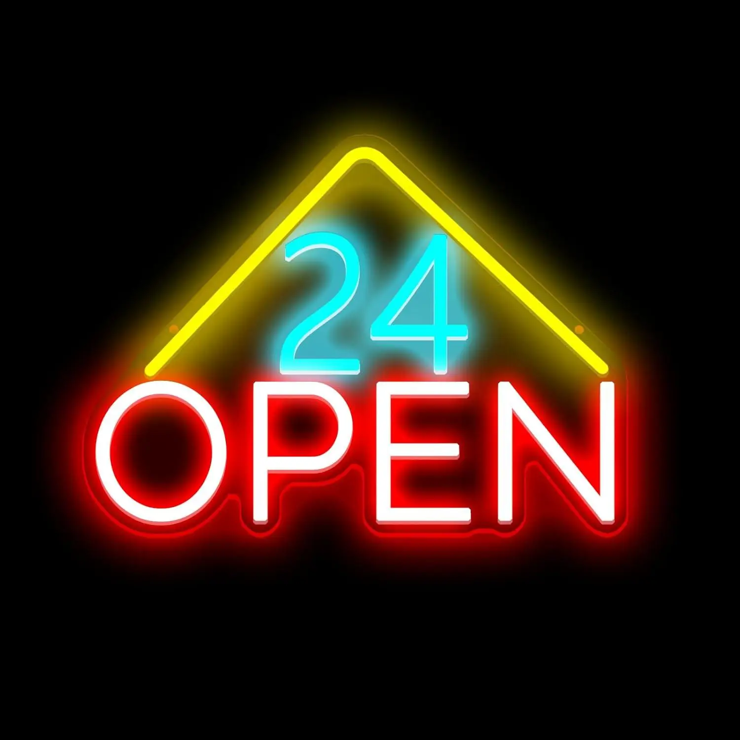 24 Open Neon Sign Dimmable LED Light For Convenience Store Coffee Shop Bar Hotel Salon Front Window Wall Decor Signboard Light
24 Open Neon Sign Dimmable LED Light For Convenience Store Coffee Shop Bar Hotel Salon Front Window Wall Decor Signboard Light