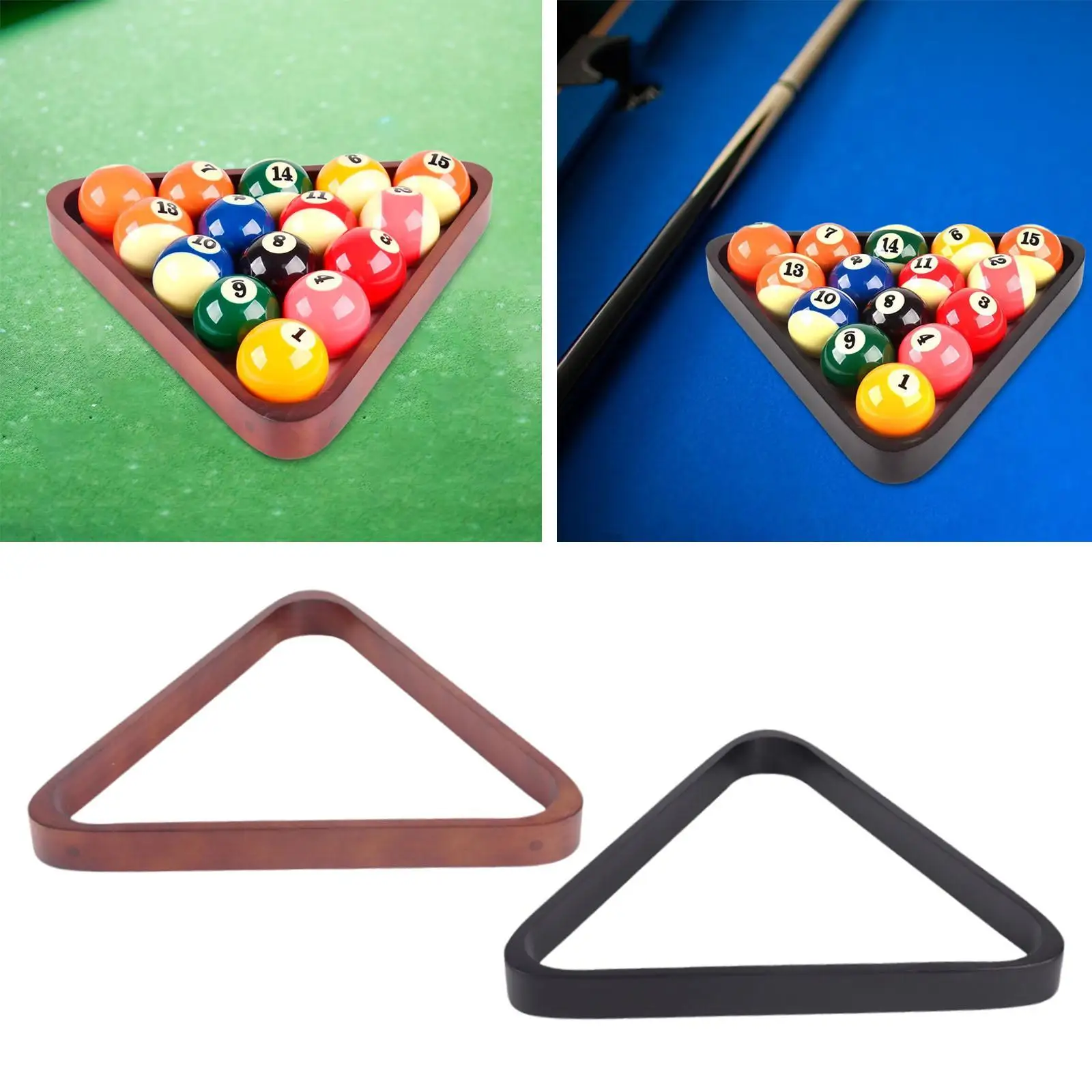 Billiard Ball Rack Pool Table Accessory Triangle Rack Indoor Gatherer Billiard Hall Training Game Practice Ball Holder
Billiard Ball Rack Pool Table Accessory Triangle Rack Indoor Gatherer Billiard Hall Training Game Practice Ball Holder