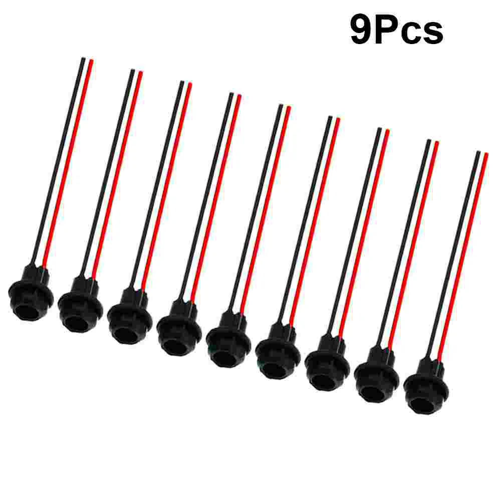 9 Pcs Instrument Light Bulb Socket T10 Lamp Holder Adapter Meter Connector Base
9 Pcs Instrument Light Bulb Socket T10 Lamp Holder Adapter Meter Connector Base