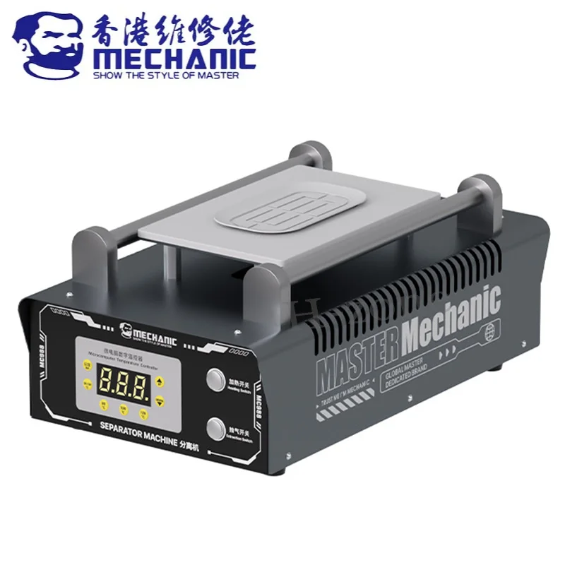 MECHANIC MC988 Built-in Vacuum Pump Phone Touch Screen Disassemble Repair Tool LCD Separator Machine for Samsung iPhone Repair
MECHANIC MC988 Built-in Vacuum Pump Phone Touch Screen Disassemble Repair Tool LCD Separator Machine for Samsung iPhone Repair