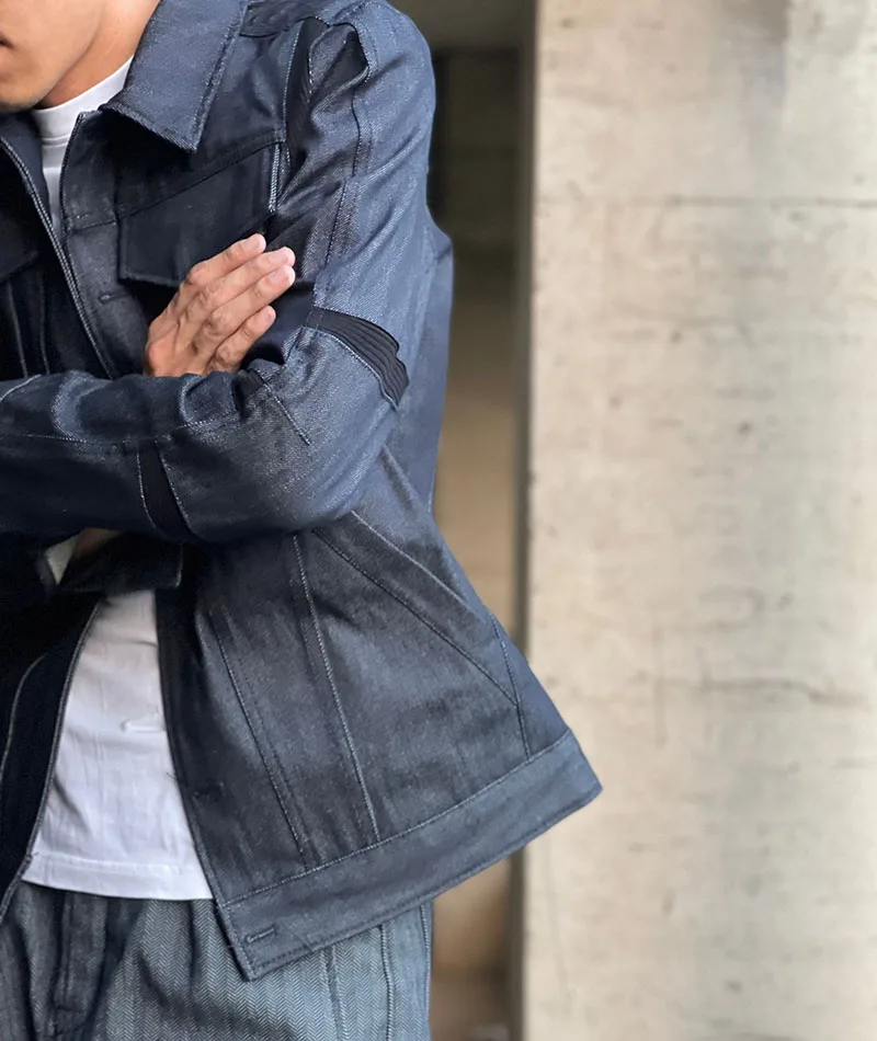 Threaded denim MOTAC 3D SLIM JKT primary color red ear three-dimensional cut denim jacket
Threaded denim MOTAC 3D SLIM JKT primary color red ear three-dimensional cut denim jacket