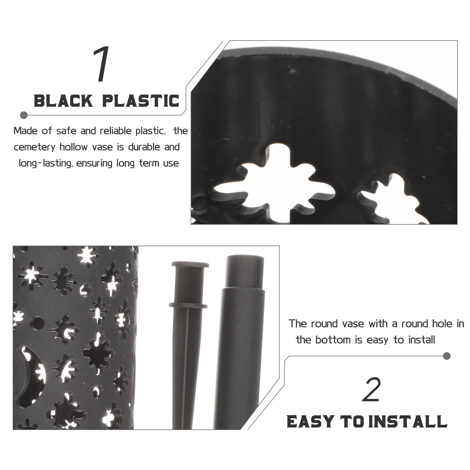 4pcs Plastic Vase Durable Grave Flower Pot Spike Lawn Decor Cemetery Hollow Vase Artificial Flowers Funeral Celebration
4pcs Plastic Vase Durable Grave Flower Pot Spike Lawn Decor Cemetery Hollow Vase Artificial Flowers Funeral Celebration