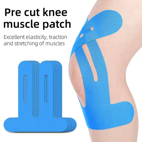 10PCS Kinesiology Tape for Knees,Waterproof & Elastic,Breathable Knee Tape,Athletic Tape Provide Support & Stability for Running