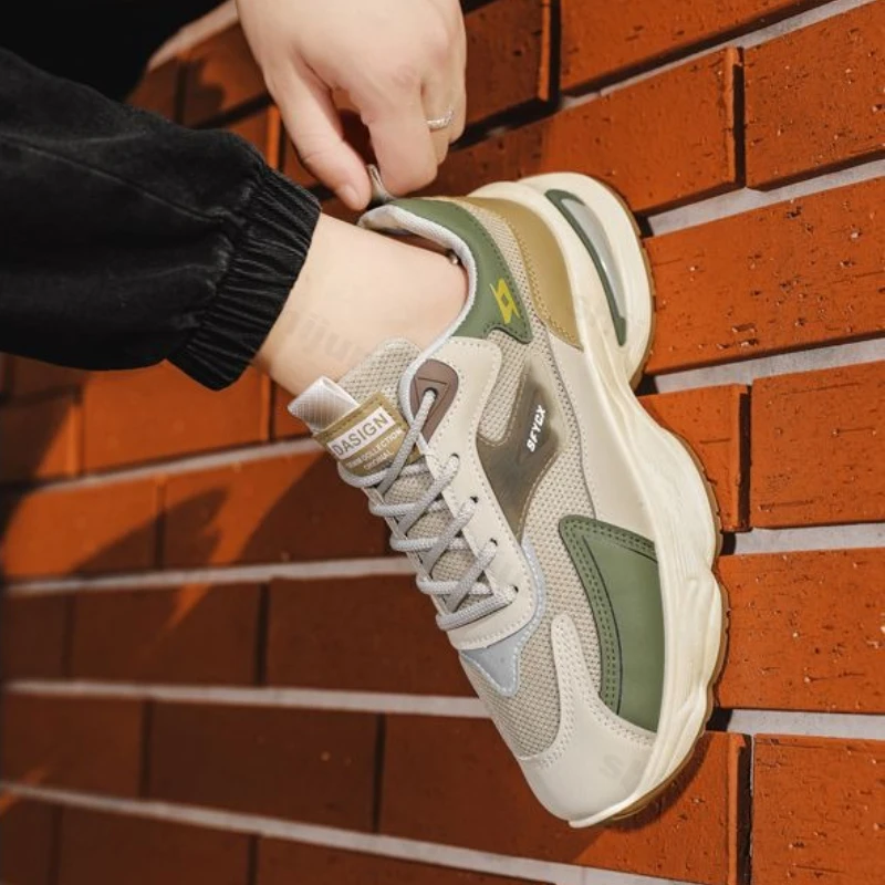 Breathable Men Vulcanized Shoes Spring Autumn New Wear-resistant Platform Sneakers Height Increase Comfort Non Slip Casual Shoes
Breathable Men Vulcanized Shoes Spring Autumn New Wear-resistant Platform Sneakers Height Increase Comfort Non Slip Casual Shoes