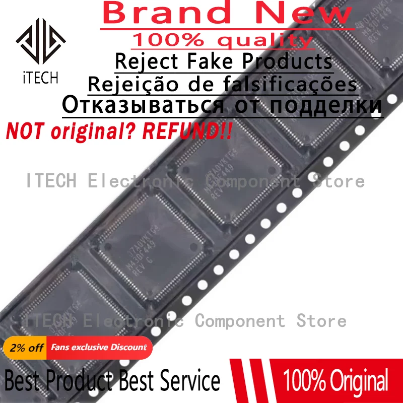 Набор микроконтроллеров MSP430F449IPZR MSP430F449IPZ M430F449 LQFP100, 100% новый и оригинальный, 10 шт./партия
Набор микроконтроллеров MSP430F449IPZR MSP430F449IPZ M430F449 LQFP100, 100% новый и оригинальный, 10 шт./партия