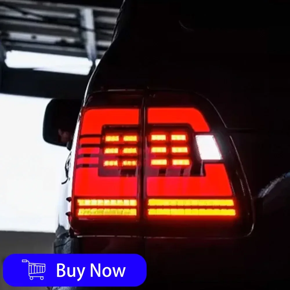 For LEXUS LX 470 1998-2007 Car Taillights Assembly Upgrade LED Auto Back Lamps Dynamic Flashing Signal Light Tool Accessories
For LEXUS LX 470 1998-2007 Car Taillights Assembly Upgrade LED Auto Back Lamps Dynamic Flashing Signal Light Tool Accessories
