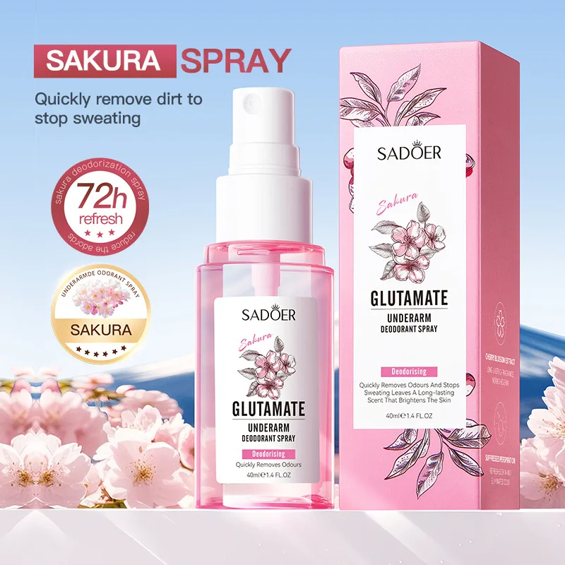 Cherry blossom underarm fragrance spray deodorizing sweat perfume spray for men and women to remove armpit odor
Cherry blossom underarm fragrance spray deodorizing sweat perfume spray for men and women to remove armpit odor