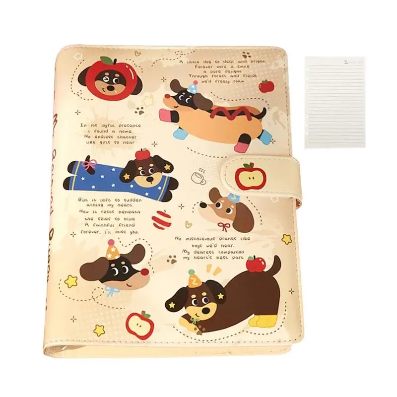 Binder Notebook 60 Sheets Cute Cartoon Binder Paper Leather Cover Student Learning Stationery Homework Book Refillable For
Binder Notebook 60 Sheets Cute Cartoon Binder Paper Leather Cover Student Learning Stationery Homework Book Refillable For