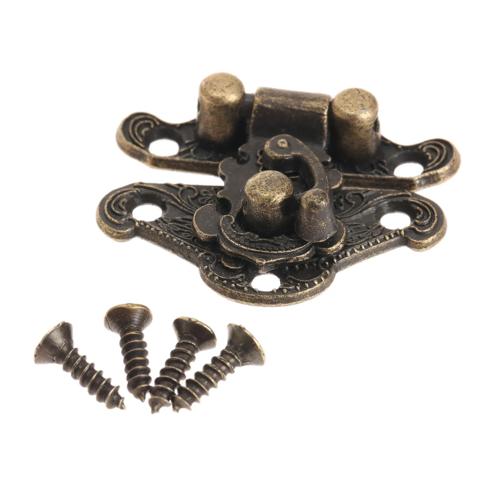 12Pcs Antique Latches Catches Hasps Clasp Catches Lock Decorative Jewelry Wooden Box Case Hooks 28mmx23mm
12Pcs Antique Latches Catches Hasps Clasp Catches Lock Decorative Jewelry Wooden Box Case Hooks 28mmx23mm