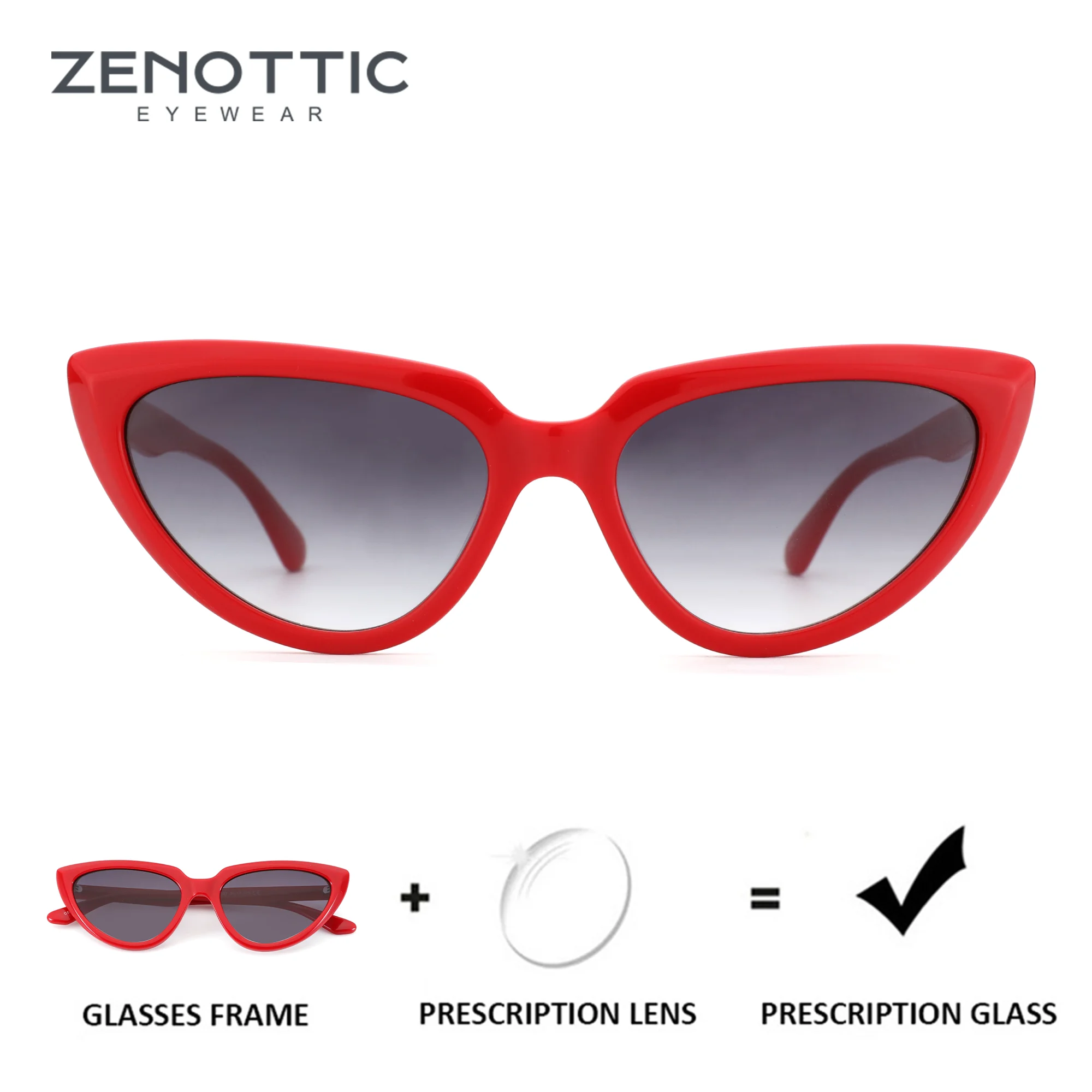 ZENOTTIC(M Size)Acetate UV400 Polarized Sunglasses Prescription Modish Custom Women Cat Eye Optical Sun Glasses
ZENOTTIC(M Size)Acetate UV400 Polarized Sunglasses Prescription Modish Custom Women Cat Eye Optical Sun Glasses