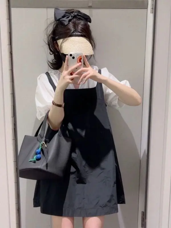 plus Size Women's Korean Style Short Skirt Set Loose Fitting Belly Covering Summer Casual Two Piece Set Big Size T-Shirt And ...
plus Size Women's Korean Style Short Skirt Set Loose Fitting Belly Covering Summer Casual Two Piece Set Big Size T-Shirt And ...