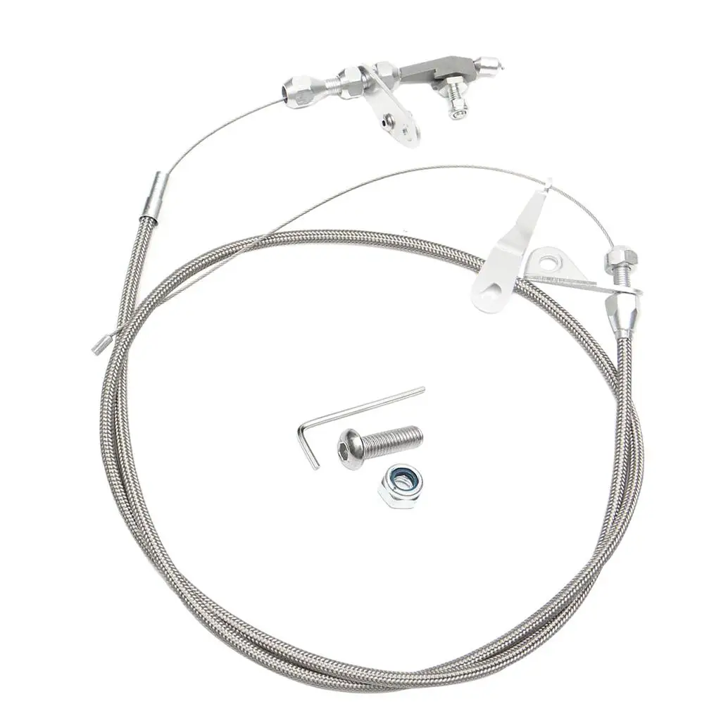 Stainless Steel Kick Down Cable Assembly Detent Accelerator Throttle Transmission Cable for Ford C6 Gearbox
Stainless Steel Kick Down Cable Assembly Detent Accelerator Throttle Transmission Cable for Ford C6 Gearbox