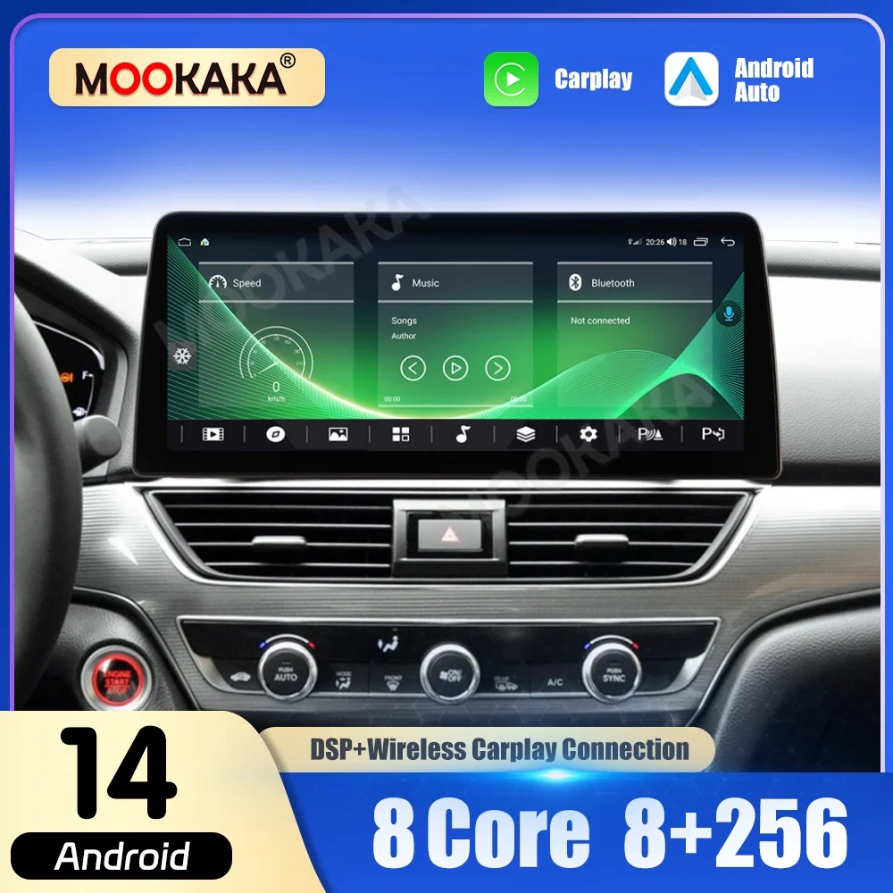 For Honda Accord 10th Generation 2018~2023 Car Radio Multimedia Player Carplay Android Auto Autoradio Stereo GPS Navi Head Unit
For Honda Accord 10th Generation 2018~2023 Car Radio Multimedia Player Carplay Android Auto Autoradio Stereo GPS Navi Head Unit