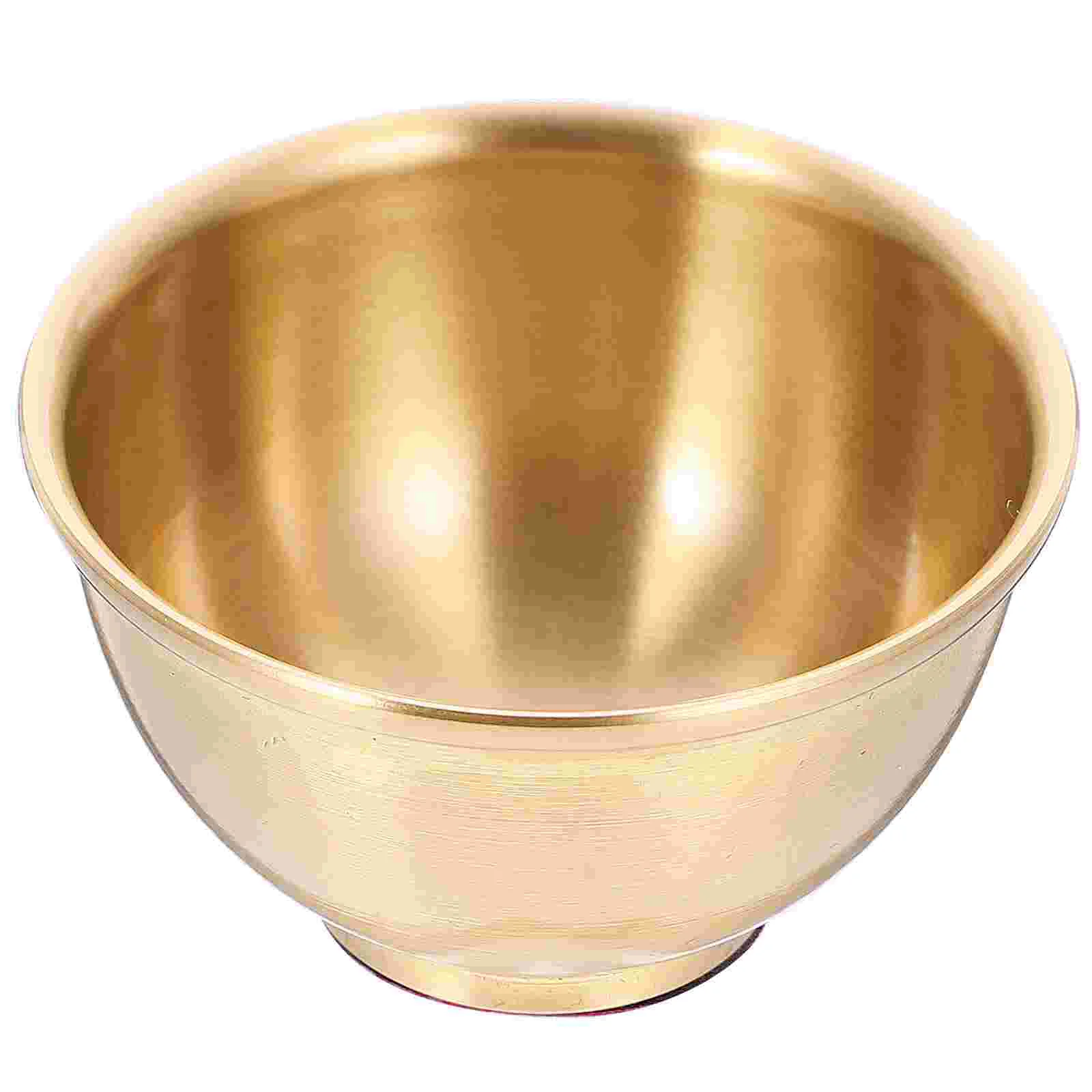 Brass Serving Bowl Sacrificial Utensil Altar Plastic Bag Furnishing Articles Small Copper for Worship
Brass Serving Bowl Sacrificial Utensil Altar Plastic Bag Furnishing Articles Small Copper for Worship
