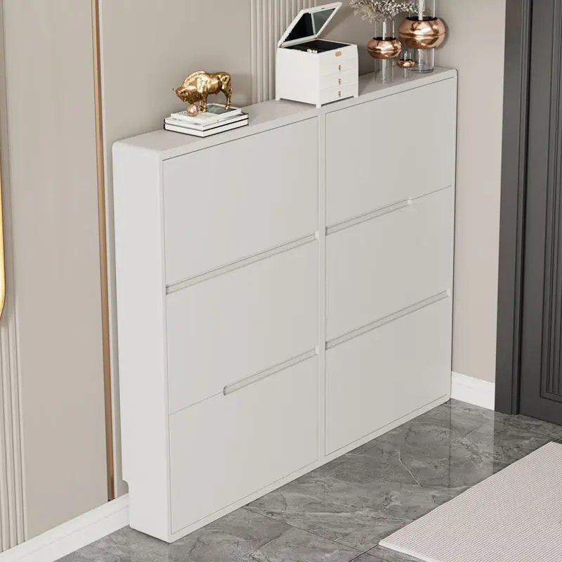 Cream wind ultra-thin tipping bucket shoe cabinet, large-capacity new storage simple narrow shoe rack in the foyer of the househ
Cream wind ultra-thin tipping bucket shoe cabinet, large-capacity new storage simple narrow shoe rack in the foyer of the househ