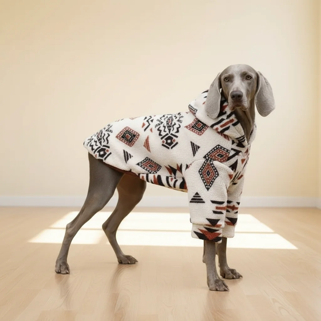 Autumn Winter Large Dog Sherpa Fleece Clothes Warm Anti-Shedding Roman Rhombus Dog Sweatshirt Stylish Thickened Big Dog Apparel
Autumn Winter Large Dog Sherpa Fleece Clothes Warm Anti-Shedding Roman Rhombus Dog Sweatshirt Stylish Thickened Big Dog Apparel