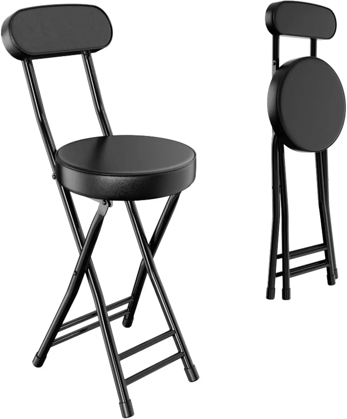 Folding Stool with Cushion, 23.6-Inch Portable Bar Stool for Camping Fishing Hiking Travel
Folding Stool with Cushion, 23.6-Inch Portable Bar Stool for Camping Fishing Hiking Travel