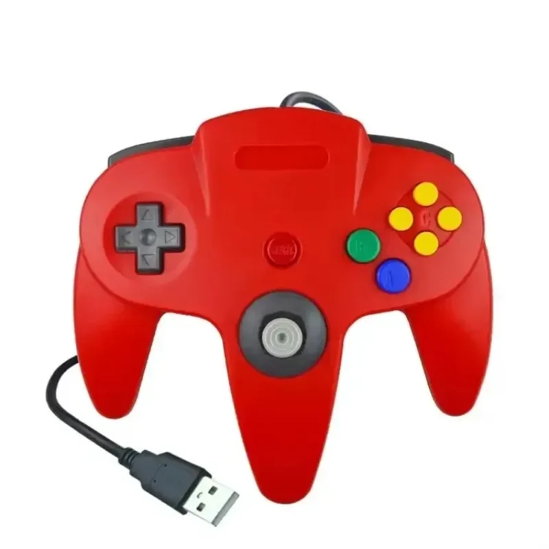 1Pc Classic Wired for Nintend N64 Gamepad Console /USB Port for N64 Controller Joystick for N64 Console Wired Gamepad Controller
1Pc Classic Wired for Nintend N64 Gamepad Console /USB Port for N64 Controller Joystick for N64 Console Wired Gamepad Controller