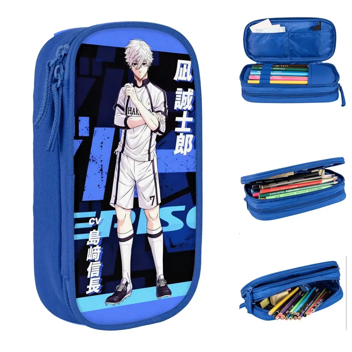 Blue Lock Anime Pencil Cases Soccer Player Pencil Pouch Pen Kids Big Capacity Bag Students School Gifts Accessories
Blue Lock Anime Pencil Cases Soccer Player Pencil Pouch Pen Kids Big Capacity Bag Students School Gifts Accessories