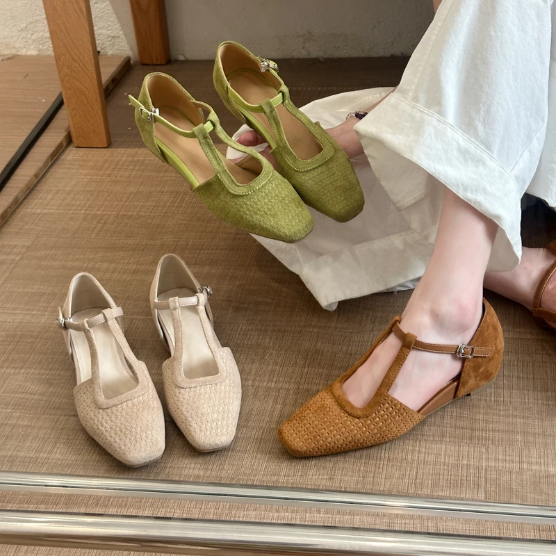 Women Vintage Square Toe T-Strap Mary Jane Glitter Low Heel Sandalias Mujer Verano Daily Party Retro Multi Color Soft Flat
Women Vintage Square Toe T-Strap Mary Jane Glitter Low Heel Sandalias Mujer Verano Daily Party Retro Multi Color Soft Flat
