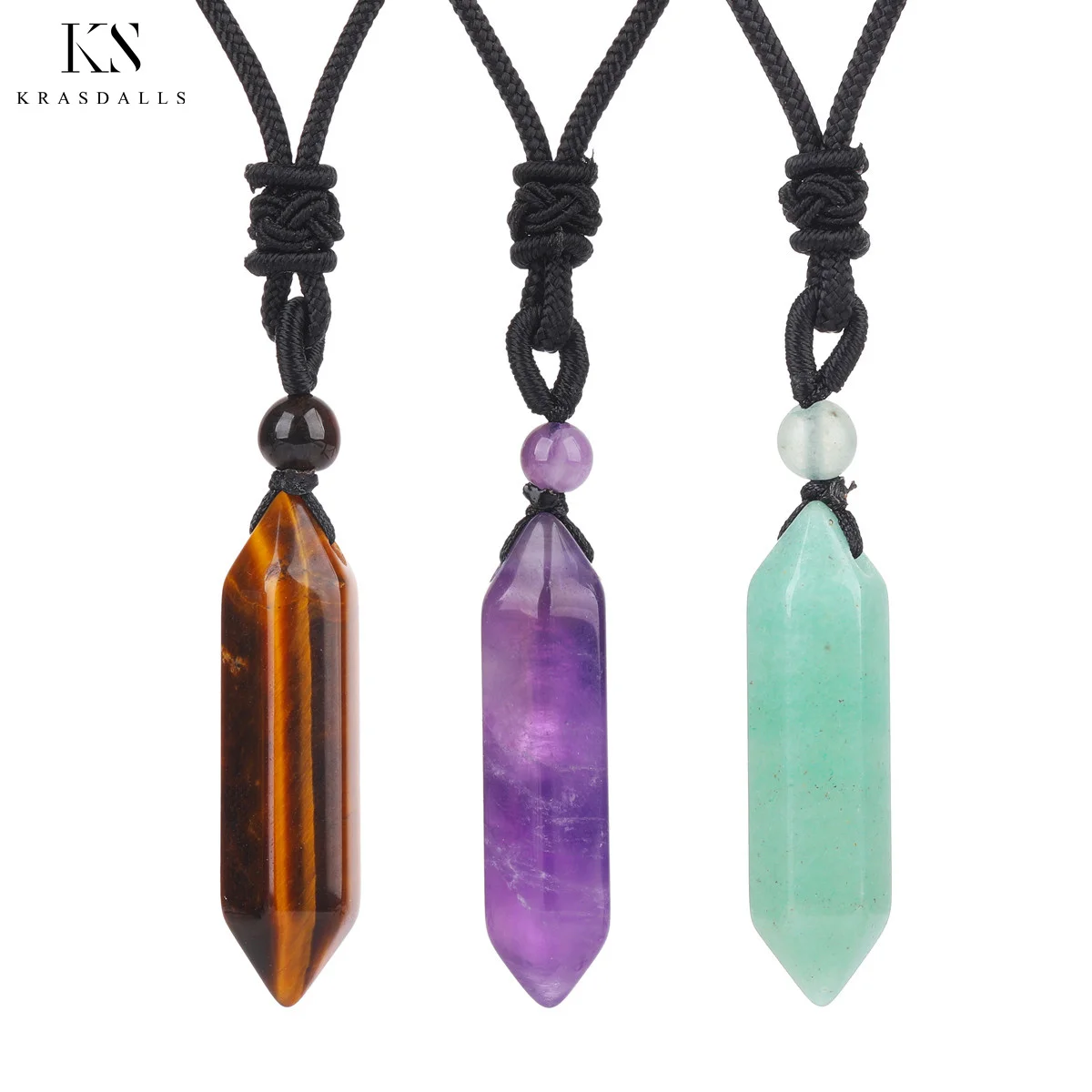 Classic Crystal Healing Necklaces Gem Stone Double Hexagonal Point Pendant Handmade Adjust Jewelry
Classic Crystal Healing Necklaces Gem Stone Double Hexagonal Point Pendant Handmade Adjust Jewelry