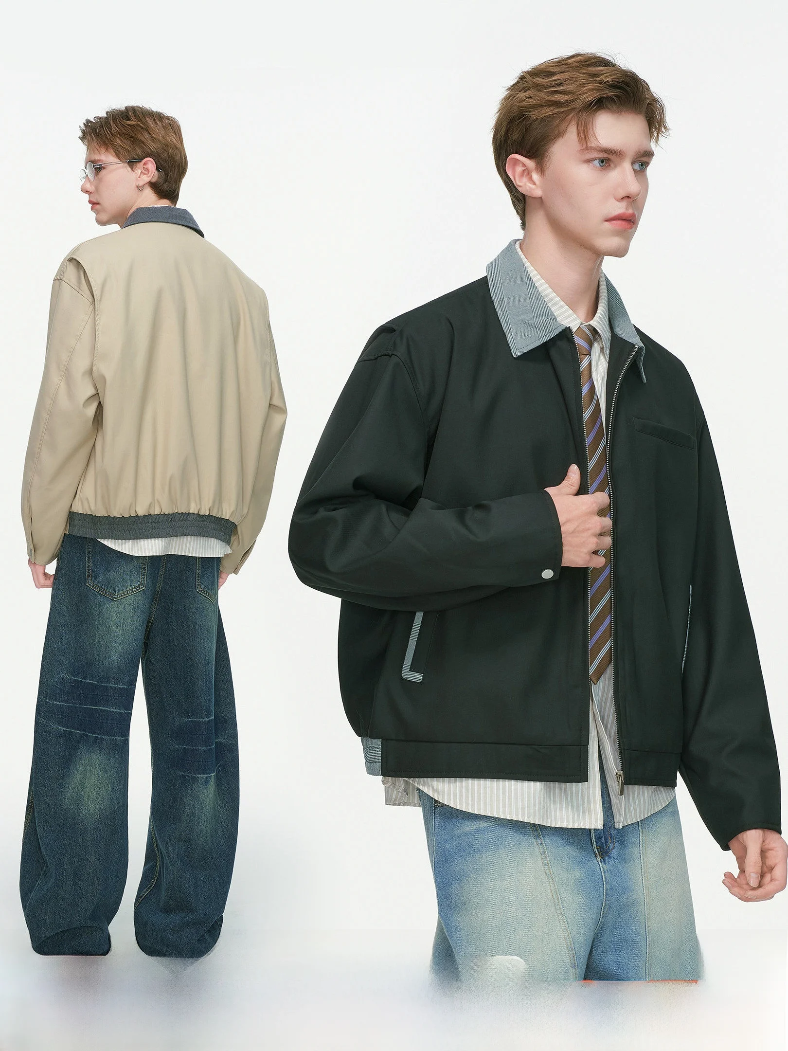 Dream Made American Contrast Color Barn Style Men's Workwear Jacket Short Boxy Autumn New Fashion Polyester Blend Casual Coat
Dream Made American Contrast Color Barn Style Men's Workwear Jacket Short Boxy Autumn New Fashion Polyester Blend Casual Coat