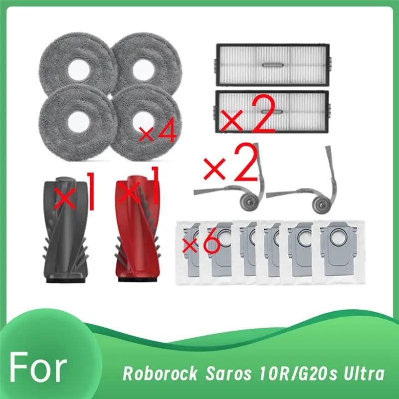 A24F-16 Pcs For Roborock Saros 10R/G20s Ultra Vacuum Cleaner Replacement Spare Kit Cleaner Parts Replacement
A24F-16 Pcs For Roborock Saros 10R/G20s Ultra Vacuum Cleaner Replacement Spare Kit Cleaner Parts Replacement