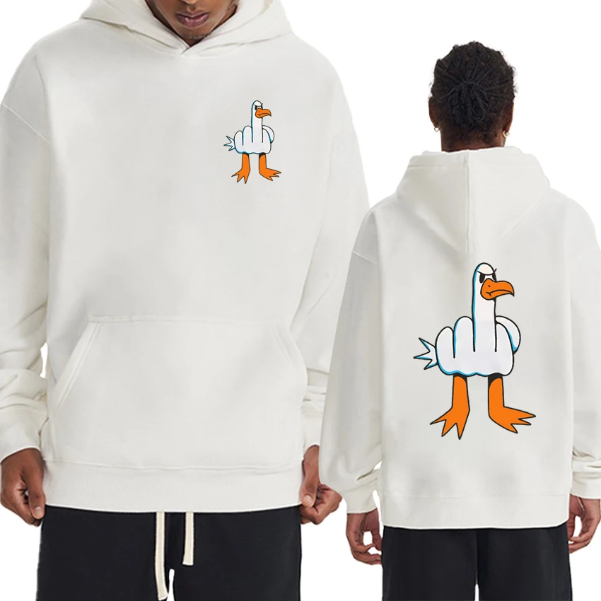 2025 New in Funny Humor Seagull Double Sided print Hoodie Men women Fleece Casual pullovers Unisex harajuku Cartoon Sweatshirt
2025 New in Funny Humor Seagull Double Sided print Hoodie Men women Fleece Casual pullovers Unisex harajuku Cartoon Sweatshirt