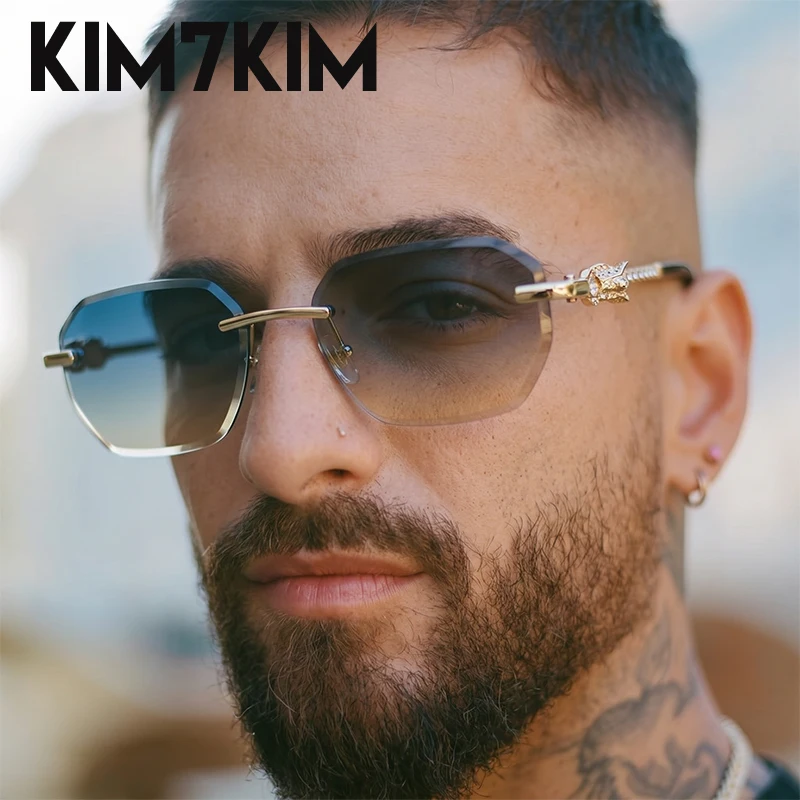 Square Photochromic Rimless Sunglasses Men 2026 Luxury Brand Leopard Head Polygon Vintage Driving Sun Glasses For Male Shades
Square Photochromic Rimless Sunglasses Men 2026 Luxury Brand Leopard Head Polygon Vintage Driving Sun Glasses For Male Shades