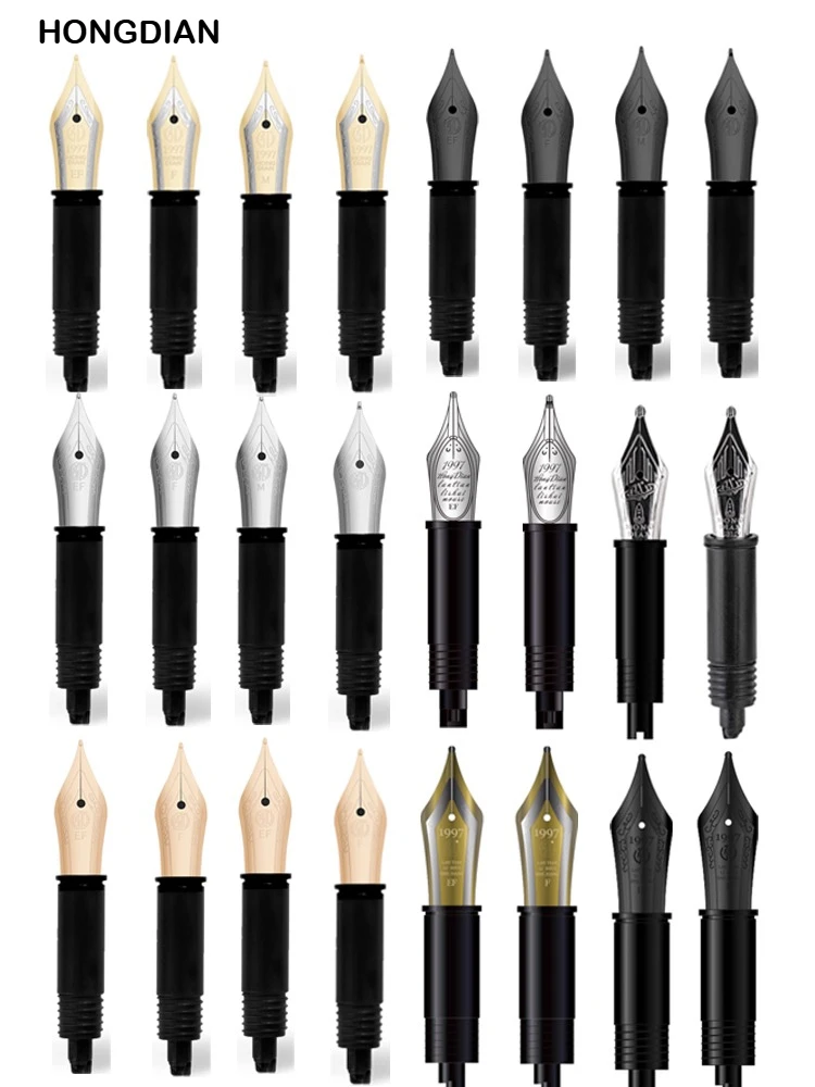 HONGDIAN Replacement Fountain Pen Nib F/EF/B Nib For Fountain Pen Nib Nibs Spare Pen Nibs School Office Supplies Stationery
HONGDIAN Replacement Fountain Pen Nib F/EF/B Nib For Fountain Pen Nib Nibs Spare Pen Nibs School Office Supplies Stationery