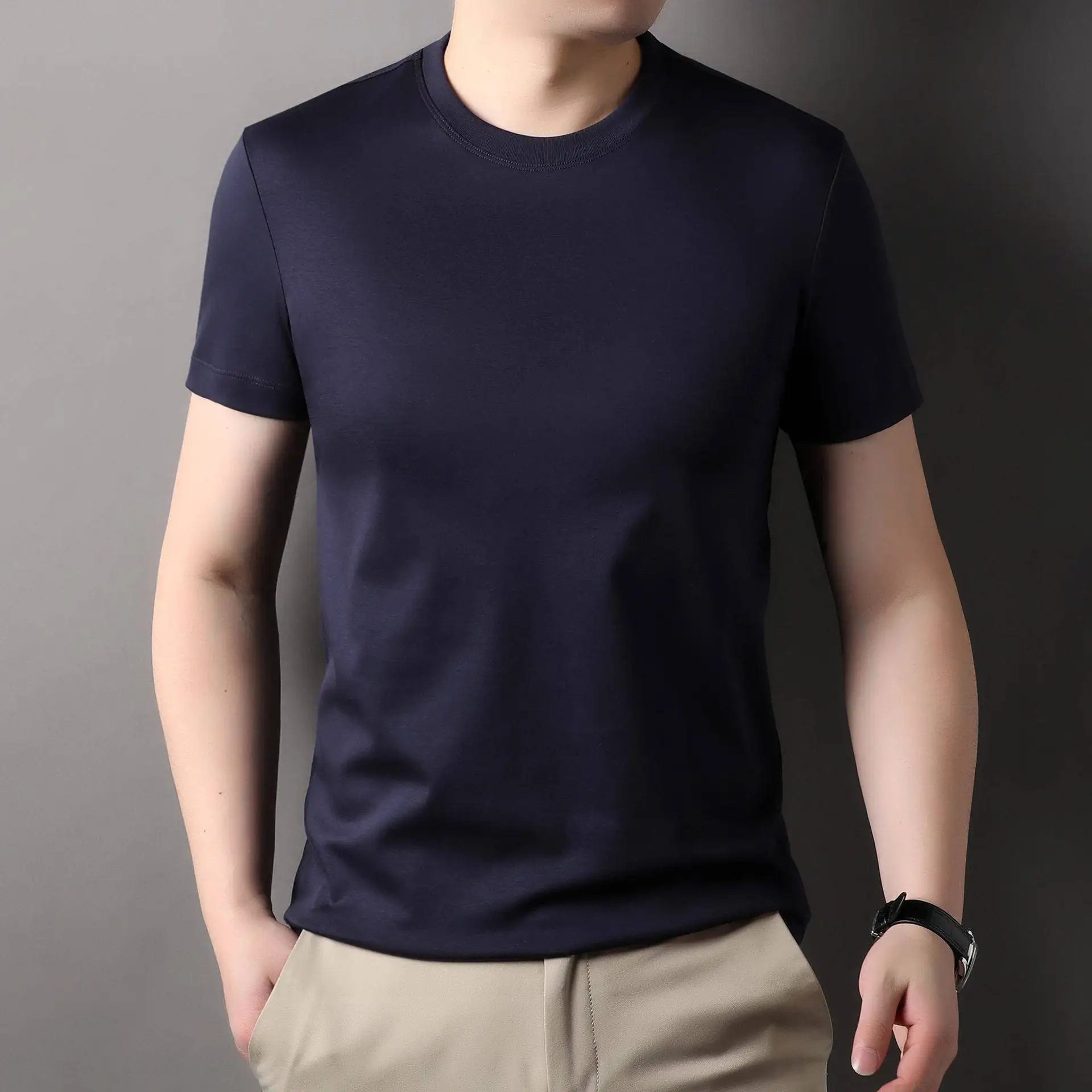 Young Select Pure Color Straight Tube Basic 60-Strand Liquid Ammonia Cotton Summer Short Sleeve T-Shirt Standard Fit Standard...
Young Select Pure Color Straight Tube Basic 60-Strand Liquid Ammonia Cotton Summer Short Sleeve T-Shirt Standard Fit Standard...
